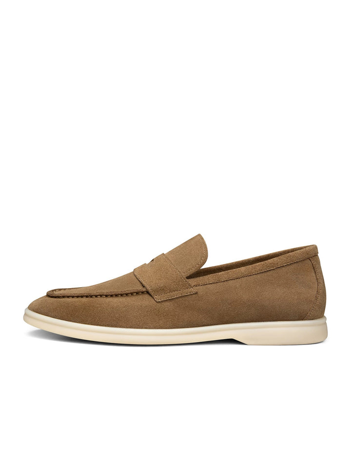 Genuine Leather Suede Loafers