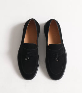 Genuine leather velvet moccasins