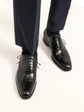 British genuine leather Oxford shoes