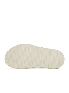 thick-soled leather slippers