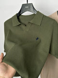 Seagull collar polo shirt