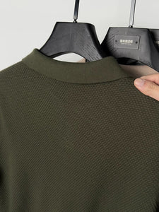 Seagull collar polo shirt