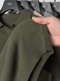 Seagull collar polo shirt