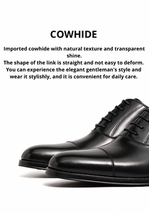 British genuine leather Oxford shoes