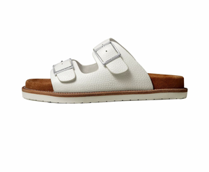 thick-soled leather slippers